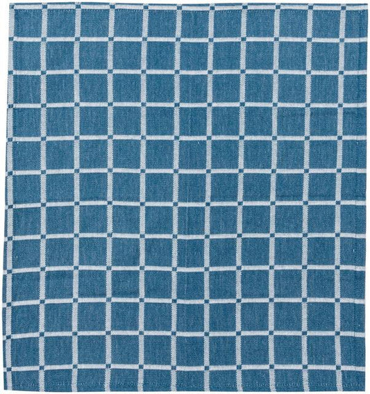 House sauna seat cover Checkered. blue - Soposopo
