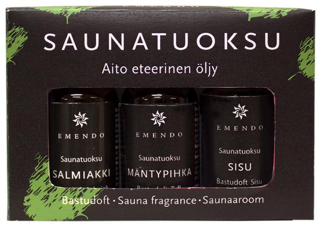 Emendo 3x10ml sauna fragrance black - Soposopo