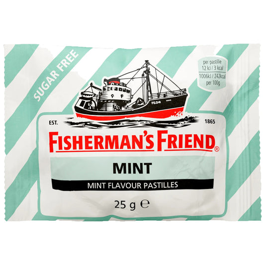 Fisherman's Friend Sugar-Free Mint Pastilles 25g Pack – product photo