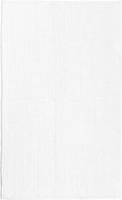 House bathroom mat Chenille 50x80 cm white - Soposopo