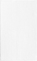 House bathroom mat Chenille 50x80 cm white - Soposopo