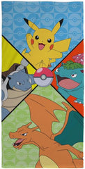 Children's bath towel Pokemon 70x140 cm - Soposopo