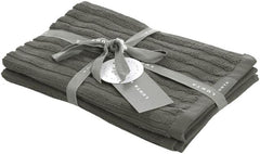 Luhta Home hand towel set Aalto 2x50x70 cm gray - Soposopo