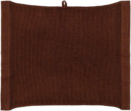 Rento bench towel Honeycomb 50x60 cm brown - Soposopo
