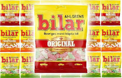 Ahlgrens Bilar - 3 Flavor Set - Soft Chewy Swedish Candy Cars 18 pack - Soposopo