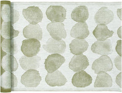 Lapuan Kankurit Sade bench towel 46x60 cm 4/white-olive linen-cotton - Soposopo