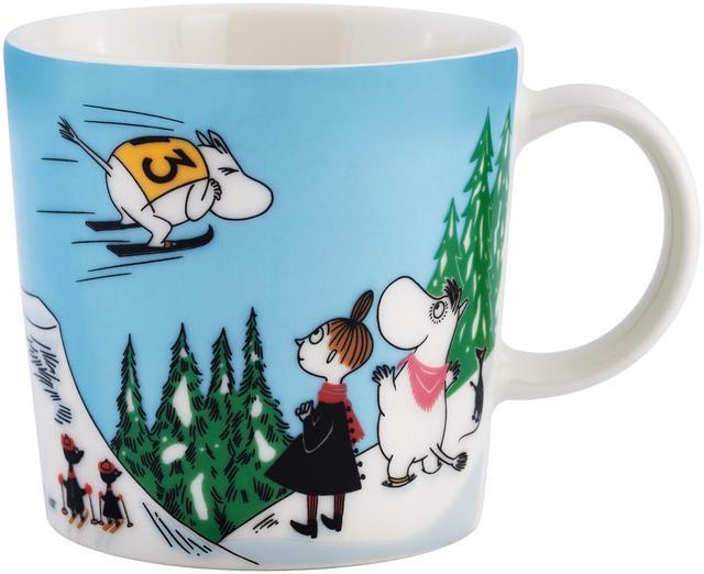 Moomin Arabia Mug 0.3L Ski Jumping - Soposopo