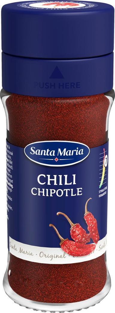 Santa Maria Chipotle Chili Pepper Chipotle Chili Spice. jar 33g - Soposopo