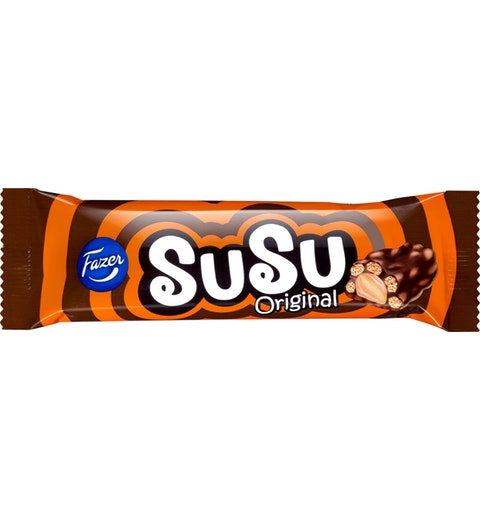 Fazer Susu Original snack Chocolate 1 bars of 40g - Soposopo