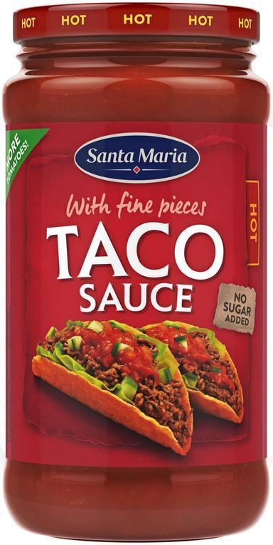Santa Maria 320g Taco Sauce Hot - Soposopo