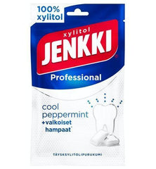 Cloetta Jenkki Cool Peppermint Chewing gum 1 Pack of 80g 2.8oz - Soposopo
