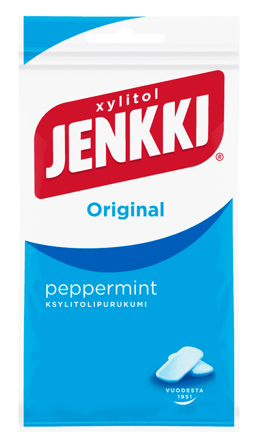 Cloetta Jenkki Peppermint Chewing gum 1 Pack of 30g - Soposopo