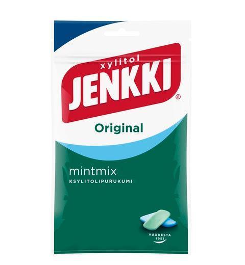 Cloetta Jenkki Mint mix Chewing gum 1 Pack of 100g 3.5oz - Soposopo