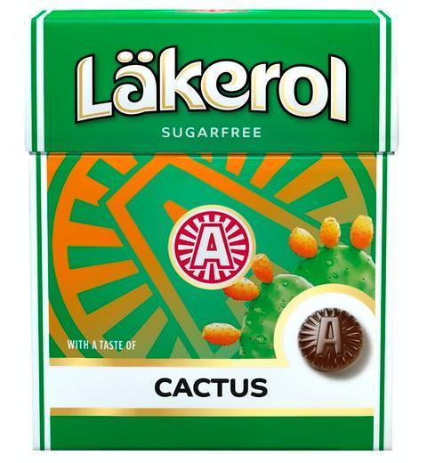 Cloetta Lakerol Cactus Sugar Free Pastilles 1 Box of 25g 0.9 oz - Soposopo