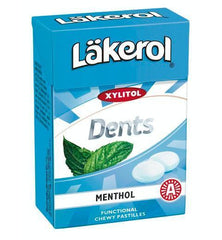 Cloetta Lakerol Dents Menthol Pastilles 1 Box of 85g 3oz - Soposopo