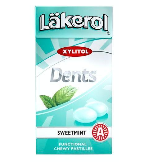 Cloetta Lakerol Dents Sweetmint Pastilles 1 Box of 36g 1.3oz - Soposopo