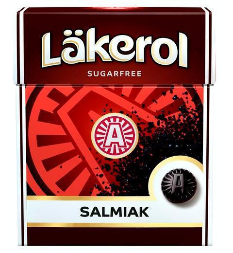 Cloetta Lakerol Salmiak Sugar Free Pastilles 1 Box of 25g 0.9 oz - Soposopo