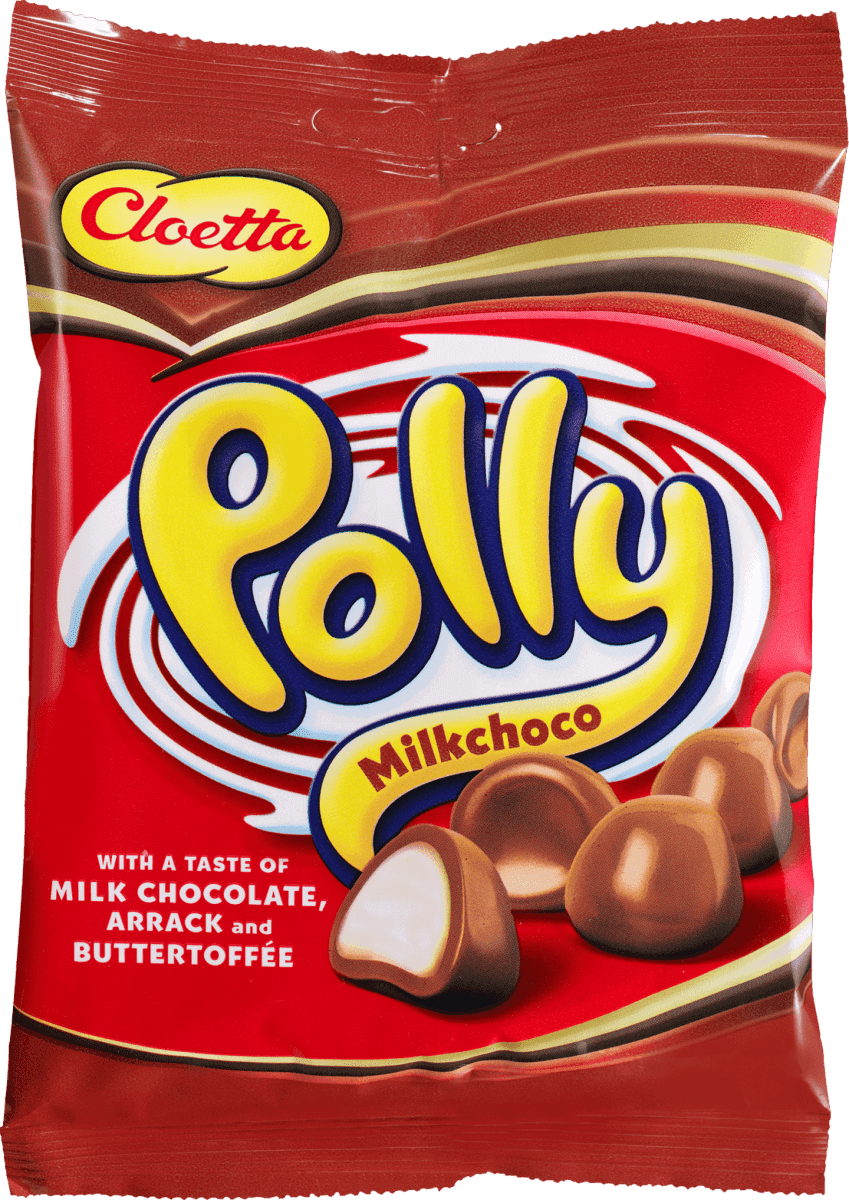 Cloetta Polly Red Original Swedish Milk Chocolate Candy Candies Sweets 200g - Soposopo