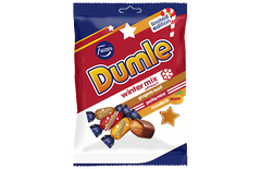 Fazer Dumle Winter Mix Candy Bag 180g | Chocolate-Coated Toffee
