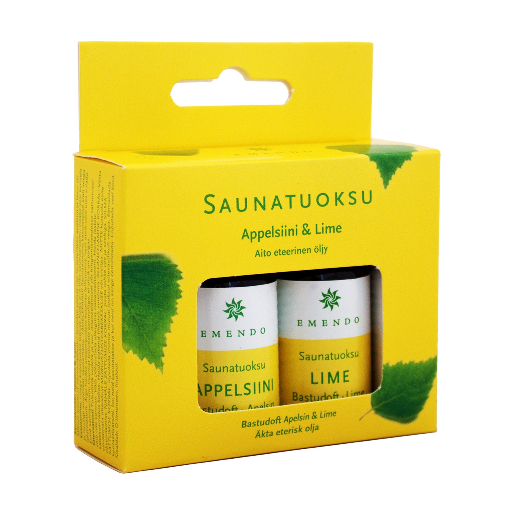 Emendo 2x10ml sauna fragrances orange and lime - Soposopo
