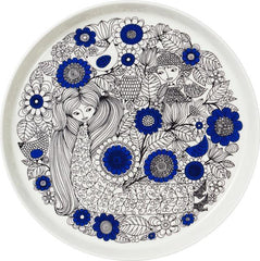 Esteri Tomula Pastoral Pattern 24 cm Decorative Plate - Soposopo