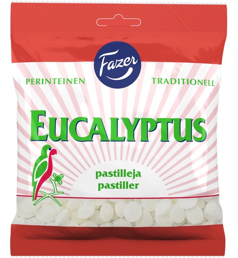 Fazer Eucalyptus Original Pastilles 200g Refreshing Flavor - Soposopo
