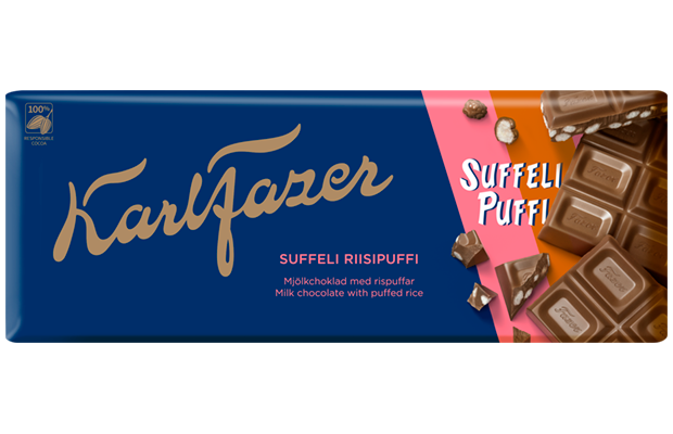 Fazer Karl Fazer Suffeli Milk Chocolate Bar 198g - Soposopo