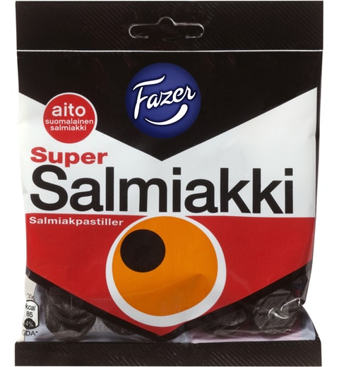 Fazer Salty Licorice Drops 200g Finnish Candy - Soposopo