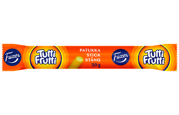 Fazer Tutti Frutti Candy Stick 20g Vegan Fruity Snack - Soposopo