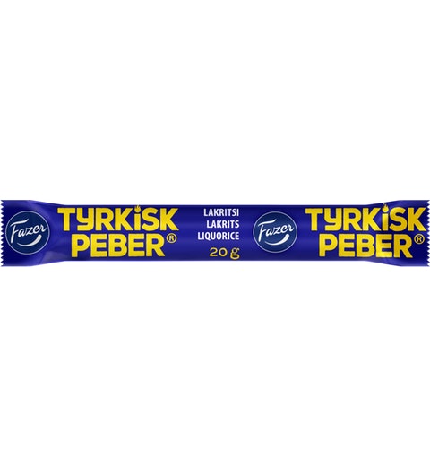 Fazer Tyrkisk Peber Original Licorice Stick 20g - Soposopo
