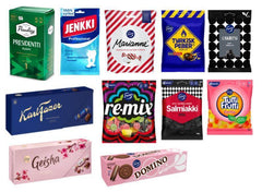 Finnish Candy Gift Set with Coffee and Cookies 2.53kg - Soposopo