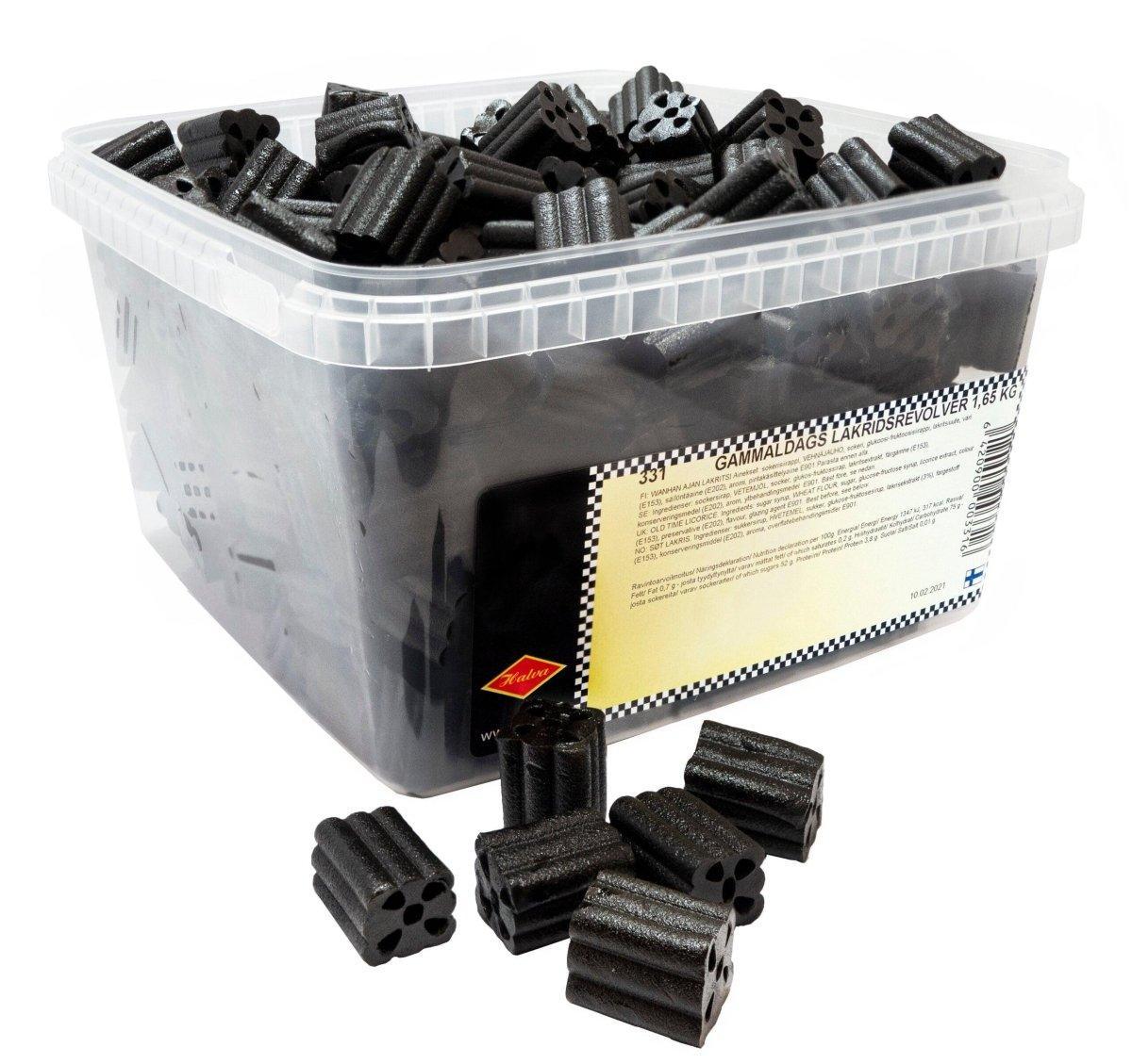 Halva Old Time Liquorice Candy 1.65kg from Finland - Soposopo