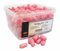 Halva Strawberry Powder Hard Candy 1.8kg Box - Soposopo