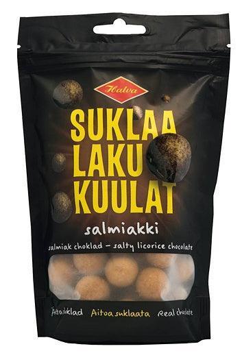 Halva SuklaaLakuKuulat Chocolate Licorice 140g 4.9oz Treat - Soposopo