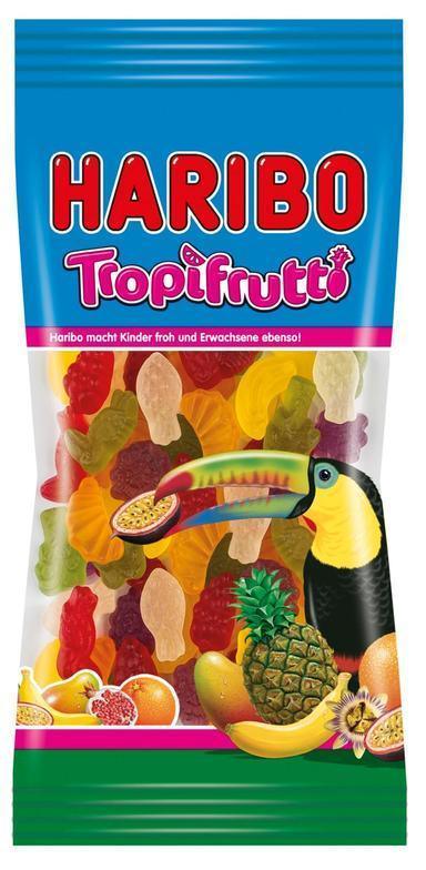 HARIBO Tropi Frutti 75g Fruit candy bag - Soposopo