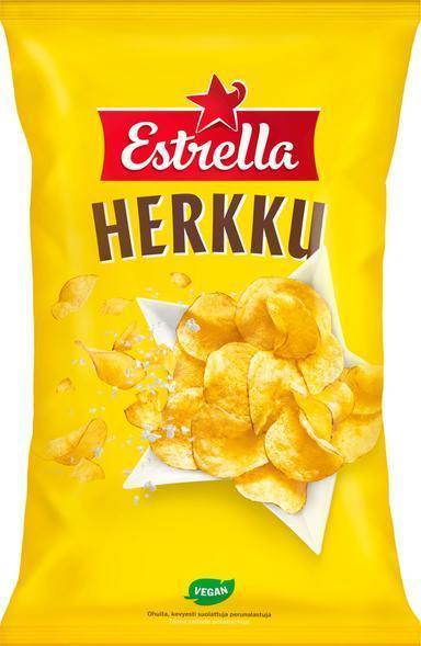 Estrella Herkku Original Potato Chips 275g 9.7oz - Soposopo
