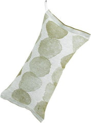 Lapuan Kankurit Sade sauna pillow 4/white-olive linen-cotton - Soposopo