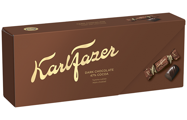 Karl Fazer Dark Chocolate 47% Cocoa Pralines 250 g | Arriba Cocoa