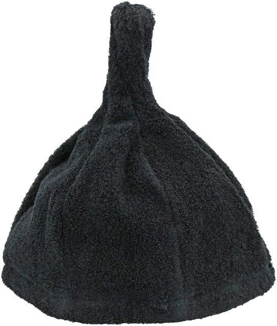 Saunia sauna hat. black. linen terry - Soposopo