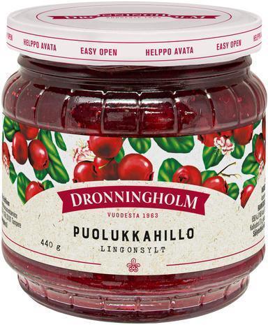 Dronningholm lingonberry jam 440g - Soposopo