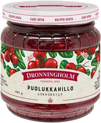 Dronningholm lingonberry jam 440g - Soposopo