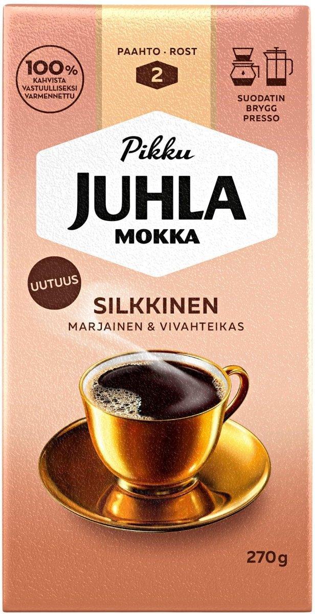 Paulig Juhla Mocha Silky (Silkkinen) coffee with filter 270g - Soposopo