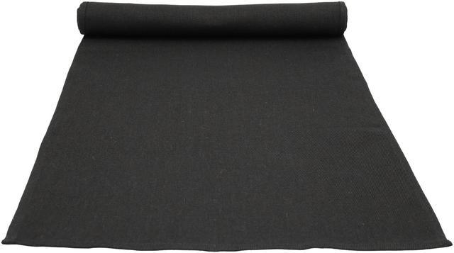 Saunia linen bench towel 45x160 cm. black - Soposopo