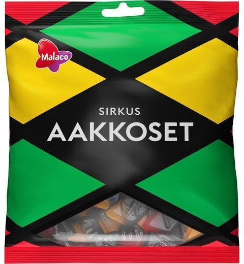 Malaco Aakkoset Circus Wine Gum Candy 315g - Soposopo