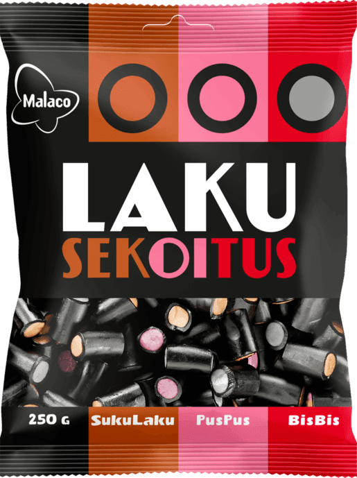 Malaco Lacquer Mixture Liquorice 250g Packed with Finland's Best Treats - Soposopo
