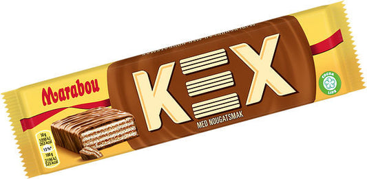 Marabou Kex Chocolate Bar with Wafer and Nougat Filling 50g - Soposopo