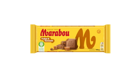 Marabou Fudge & Sea Salt Chocolate Bar 160g- Swedish Candy - Soposopo