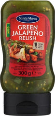 Santa Maria Green Jalapeño Relish pickles 300g - Soposopo