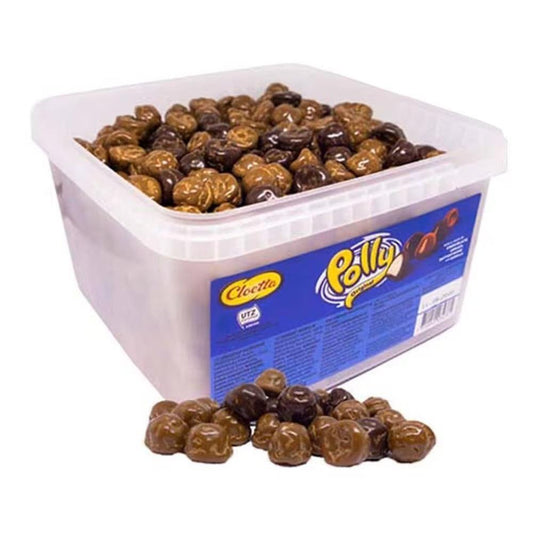 Cloetta Polly Original Swedish Milk Chocolate Candy Candies Sweets Bulk box 1,5kg - Soposopo