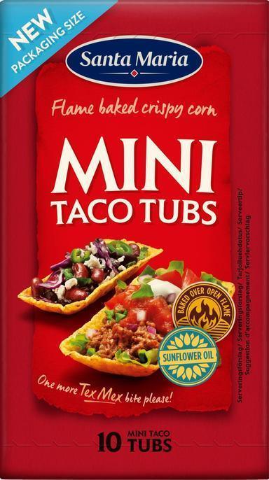 Santa Maria 86G Mini Taco Tubs - Soposopo